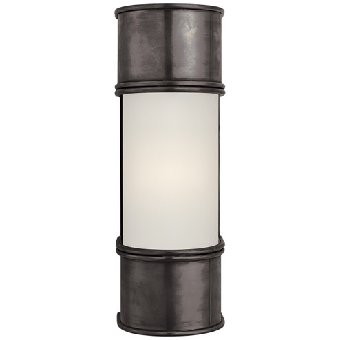 Sconces Single Glass by Visual Comfort Signature ( 268 | CHD 1551BZ-FG Oxford ) 