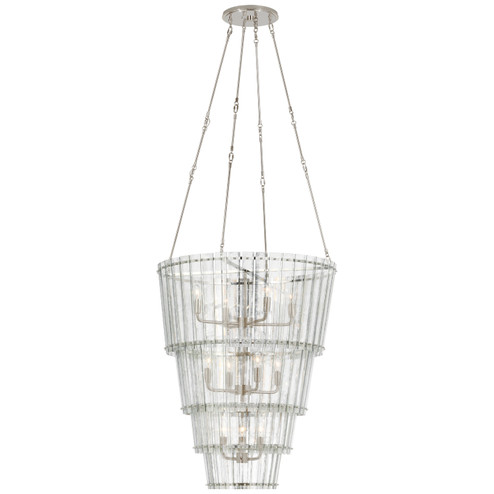 Mid. Chandeliers Empire/Basket by Visual Comfort Signature ( 268 | S 5657PN-AM Cadence ) 