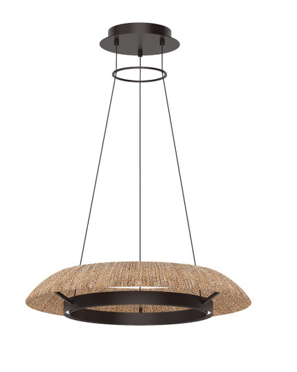 Mid. Chandeliers Ring/Halo by Visual Comfort Modern ( 182 | SLCH56027NTBZ Noa ) 