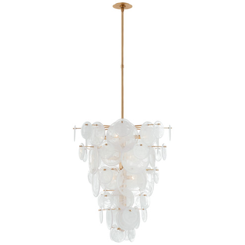 Mid. Chandeliers Glass Down by Visual Comfort Signature ( 268 | ARN 5452G-WSG Loire ) 