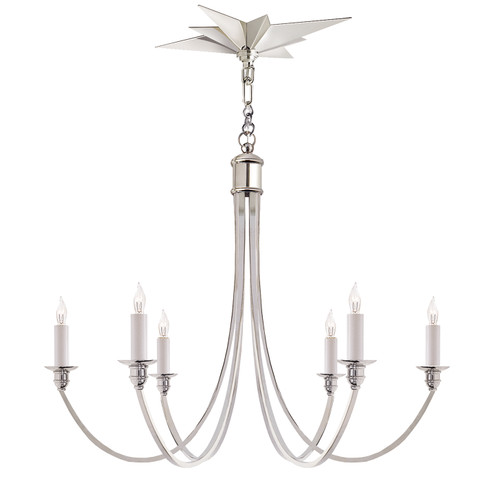 Mid. Chandeliers Candle by Visual Comfort Signature ( 268 | SC 5001PN Venetian ) 