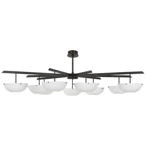 Large Chandeliers Metal Shade by Visual Comfort Signature ( 268 | ARN 5522BZ-WHT Valencia ) 