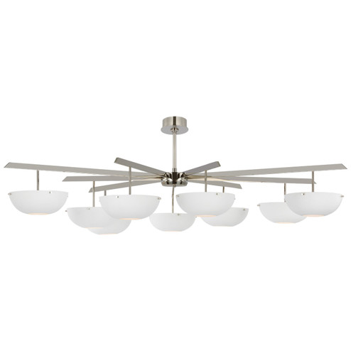 Large Chandeliers Metal Shade by Visual Comfort Signature ( 268 | ARN 5522PN-WHT Valencia ) 