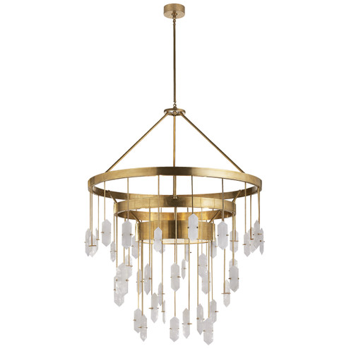 Large Chandeliers Drum Shade by Visual Comfort Signature ( 268 | KW 5012AB-Q Halcyon ) 