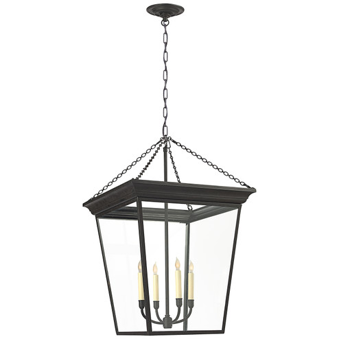 Foyer/Hall Lanterns Glass w/Frame by Visual Comfort Signature ( 268 | SL 5872BR Cornice ) 