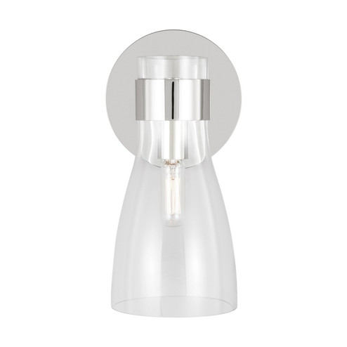 Sconces Single Glass by Visual Comfort Studio ( 454 | AEV1001PN Moritz ) 