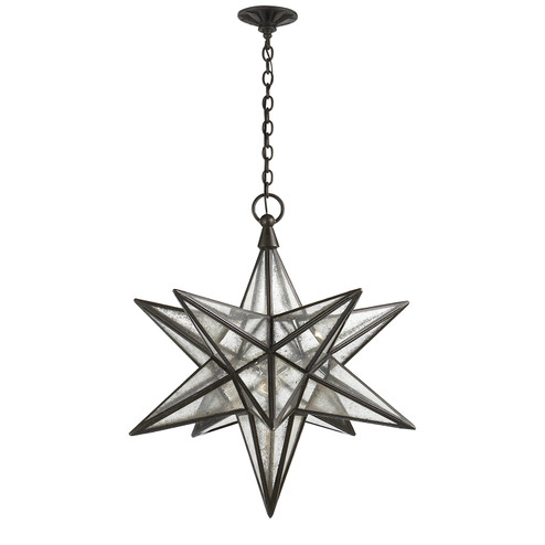 Pendants Starburst by Visual Comfort Signature ( 268 | CHC 5212AI-AM Moravian Star ) 