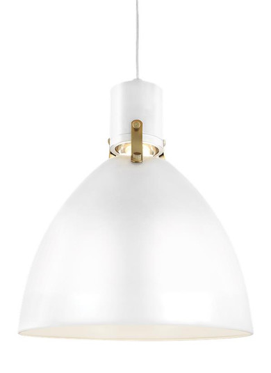 Pendants Metal Shade by Visual Comfort Studio ( 454 | P1442FWH-L1 Brynne ) 