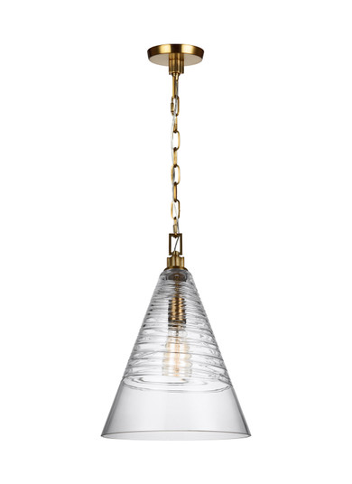 Pendants Glass Down by Visual Comfort Studio ( 454 | P1445BBS Elmore ) 