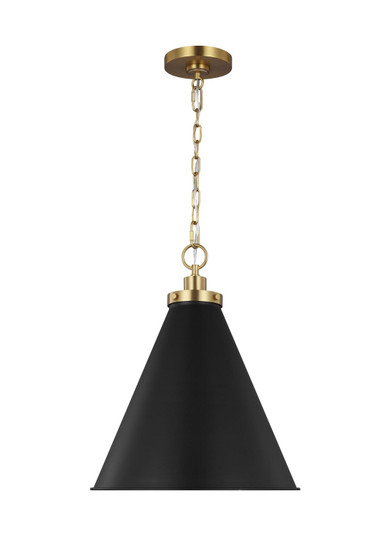 Pendants Metal Shade by Visual Comfort Studio ( 454 | CP1271MBKBBS Wellfleet ) 