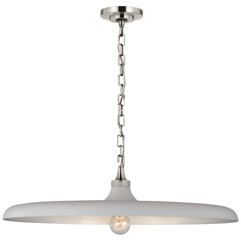 Pendants Metal Shade by Visual Comfort Signature ( 268 | TOB 5116PN-PW Piatto ) 