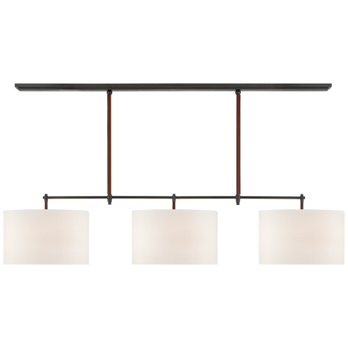 Linear/Island 3 Light Bar by Visual Comfort Signature ( 268 | TOB 5586BZ/SDL-L Bryant Wrapped ) 