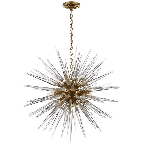 Mid. Chandeliers Starburst by Visual Comfort Signature ( 268 | CHC 5287AB-CA Quincy ) 