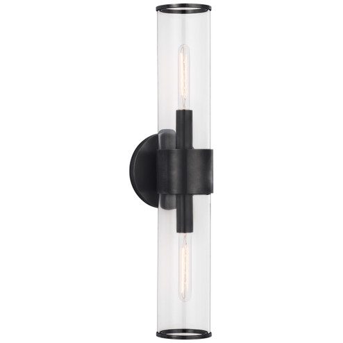 Sconces Double Glass by Visual Comfort Signature ( 268 | KW 2118BZ-CG Liaison ) 