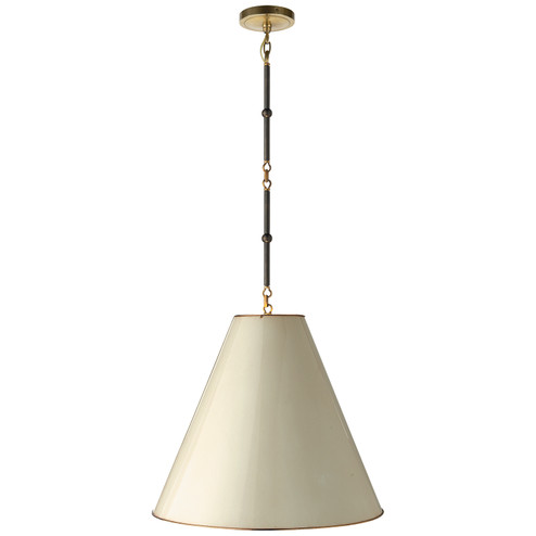 Pendants Fabric Shade by Visual Comfort Signature ( 268 | TOB 5091BZ/HAB-AW Goodman ) 