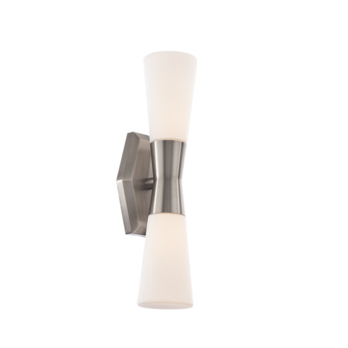 Sconces Double Glass by W.A.C. Lighting ( 34 | WS-30018-BN Locke ) 