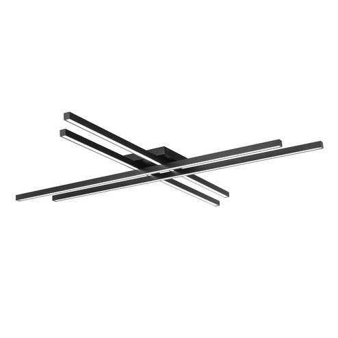 Flush Mounts Geometric/Linear by W.A.C. Lighting ( 34 | FM-73142-BK Parallax ) 