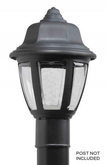 Exterior Post/Pier Head by Wave Lighting ( 301 | 204TC-LR12W-BK Park Point LED ) 