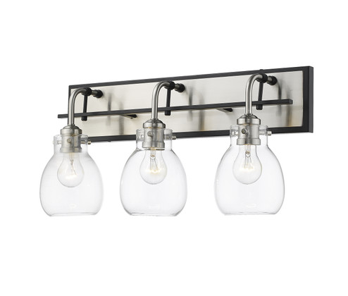 Bathroom Fixtures Three Lights by Z-Lite ( 224 | 466-3V-MB-BN Kraken ) 