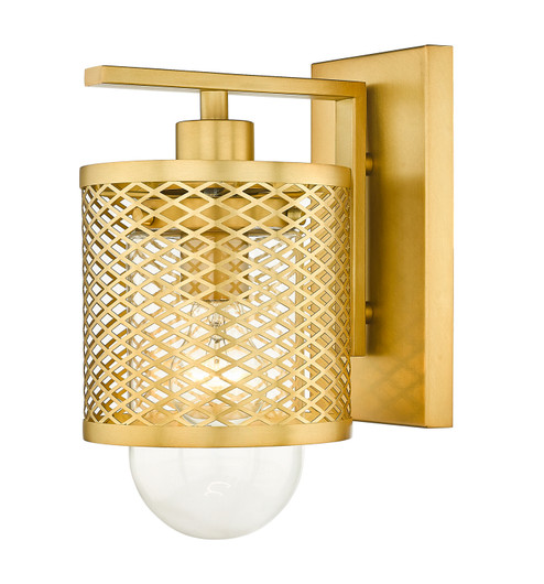 Sconces Single Glass by Z-Lite ( 224 | 3037-1S-RB Kipton ) 