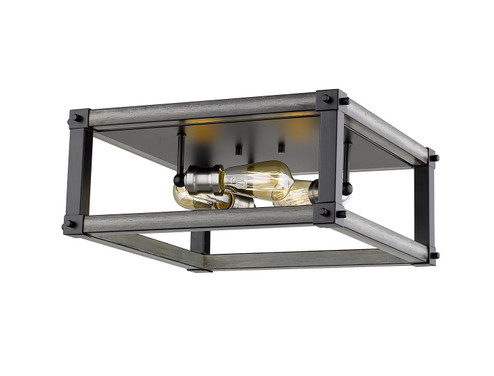 Flush Mounts Cage Style by Z-Lite ( 224 | 472F3S-ABB Kirkland ) 