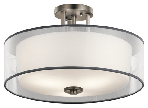 Semi-Flush Mts. Drum Shade by Kichler ( 12 | 43194AP Tallie ) 