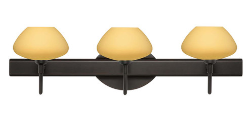 Bathroom Fixtures Three Lights by Besa ( 74 | 3SW-5410VM-BR Peri )  Bathroom Fixtures Three Lights by Besa ( 74 | 3SW-5410VM-BR Peri )