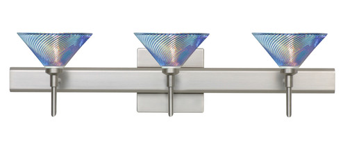 Bathroom Fixtures Three Lights by Besa ( 74 | 3SW-550493-SN-SQ Kona ) 