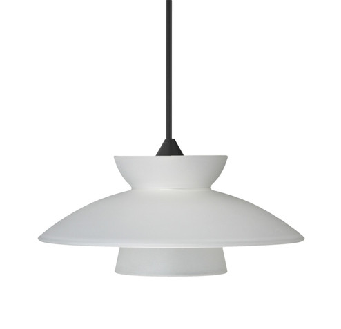 Mini Pendants Glass Down by Besa ( 74 | 1XC-271825-BK Besa Trilo 7 Pendant ) 