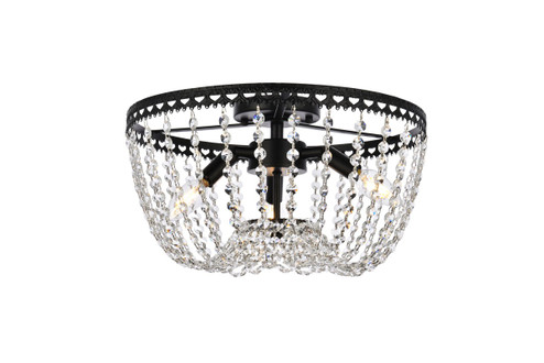 Flush Mounts Bowl Style by Elegant Lighting ( 173 | 1112F16BK Kylie ) 