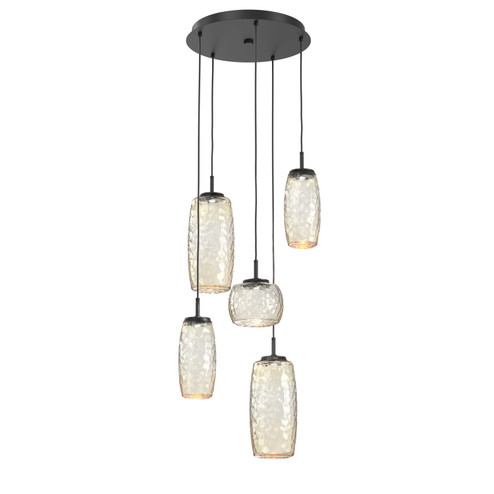 Pendants Multi-port/Cascade by Hammerton Studio ( 404 | CHB0091-05-MB-A-C01-L3 Vessel ) 