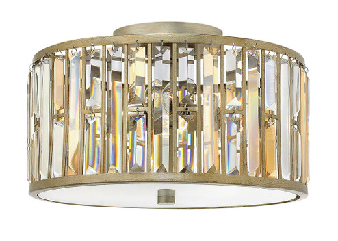 Flush Mounts Drum Shade by Fredrick Ramond ( 138 | FR33731SLF Gemma ) 