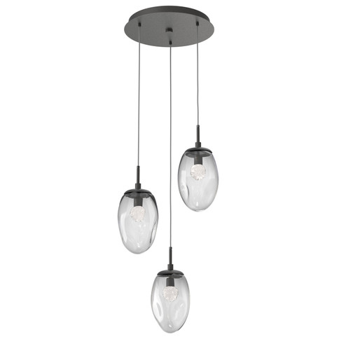 Mini Pendants 3 Light Cluster by Hammerton Studio ( 404 | CHB0067-03-GP-FC-C01-L1 Meteo ) 