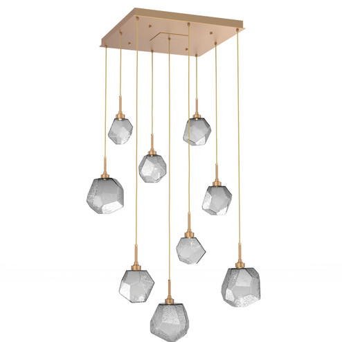 Large Chandeliers Multi-Port/Cascade by Hammerton Studio ( 404 | CHB0039-09-NB-S-C01-L3 Gem ) 