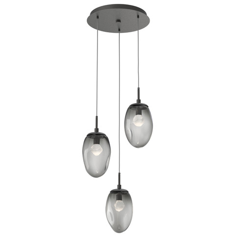 Mini Pendants 3 Light Cluster by Hammerton Studio ( 404 | CHB0067-03-GP-ZS-C01-L1 Meteo ) 