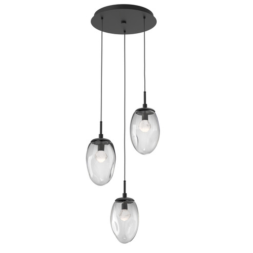 Mini Pendants 3 Light Cluster by Hammerton Studio ( 404 | CHB0067-03-MB-ZC-C01-L1 Meteo ) 