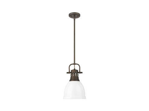 Mini Pendants Metal Shade by Golden ( 62 | 3604-S RBZ-WH Duncan ) 
