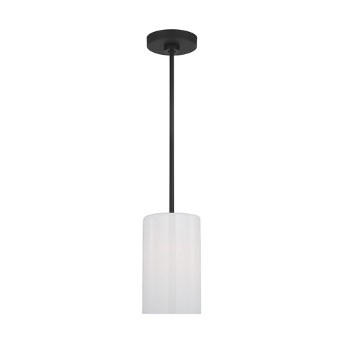Mini Pendants Glass Down by Generation Lighting ( 1 | GLP1001MBK Rhett ) 