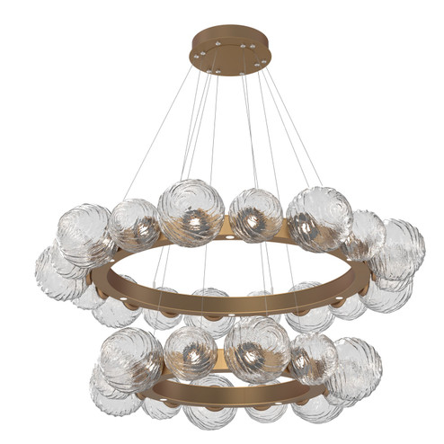 Large Chandeliers Ring/Halo by Hammerton Studio ( 404 | CHB0092-2T-NB-C-CA1-L3 Gaia ) 