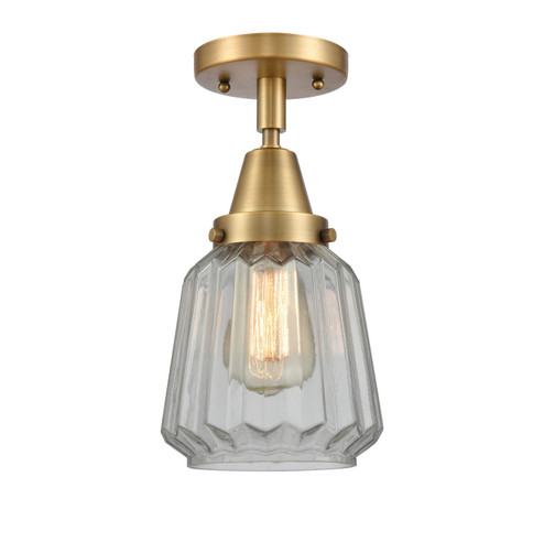 Flush Mounts Glass Down by Innovations ( 405 | 447-1C-BB-G142-LED Caden ) 