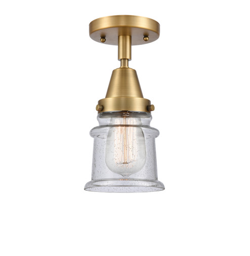 Flush Mounts Glass Down by Innovations ( 405 | 447-1C-BB-G184S-LED Caden ) 