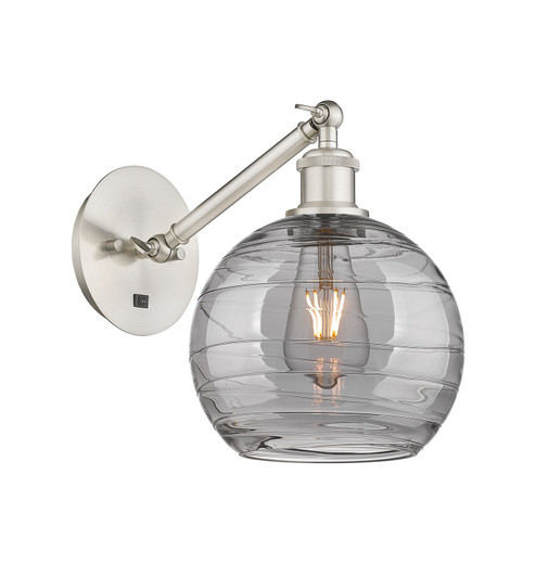 Sconces Single Glass by Innovations ( 405 | 317-1W-SN-G1213-8SM Ballston ) 