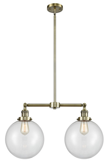 Linear/Island 2 Light Bar by Innovations ( 405 | 209-AB-G202-10-LED Franklin Restoration ) 