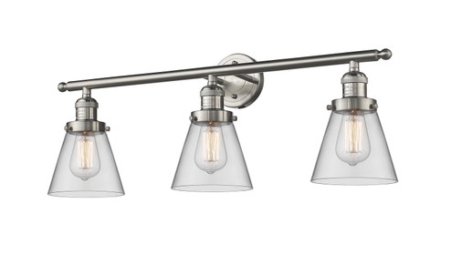 Bathroom Fixtures Three Lights by Innovations ( 405 | 205-SN-G62-LED Franklin Restoration ) 