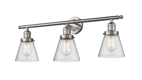 Bathroom Fixtures Three Lights by Innovations ( 405 | 205-SN-G64-LED Franklin Restoration ) 