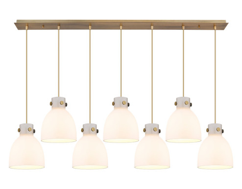 Linear/Island 4 Light + by Innovations ( 405 | 127-410-1PS-BB-G412-8WH Downtown Urban ) 