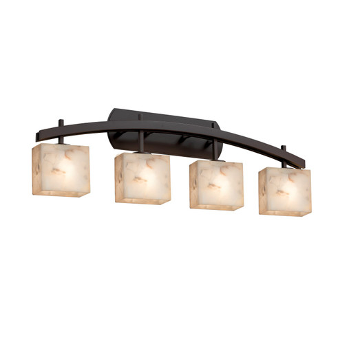 Bathroom Fixtures Four Lights by Justice Designs ( 102 | ALR-8594-55-DBRZ-LED4-2800 Alabaster Rocks ) 