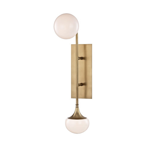Sconces Double Glass by Hudson Valley ( 70 | 4700-AGB Fleming ) 