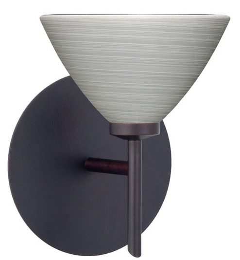 Sconces Single Glass by Besa ( 74 | 1SW-1743TN-BR Domi ) 