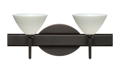Bathroom Fixtures Two Lights by Besa ( 74 | 2SW-1743KR-BR Domi ) 